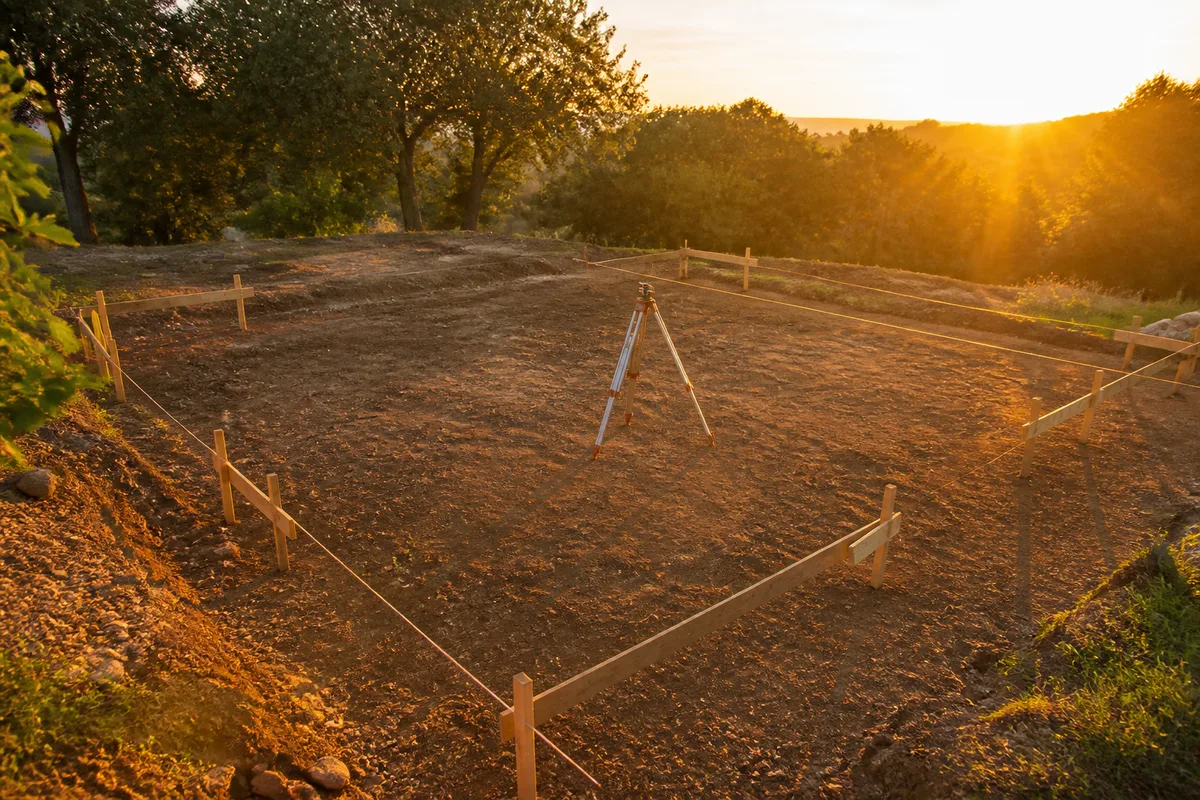 Implantation de chantier : du cordeau au laser