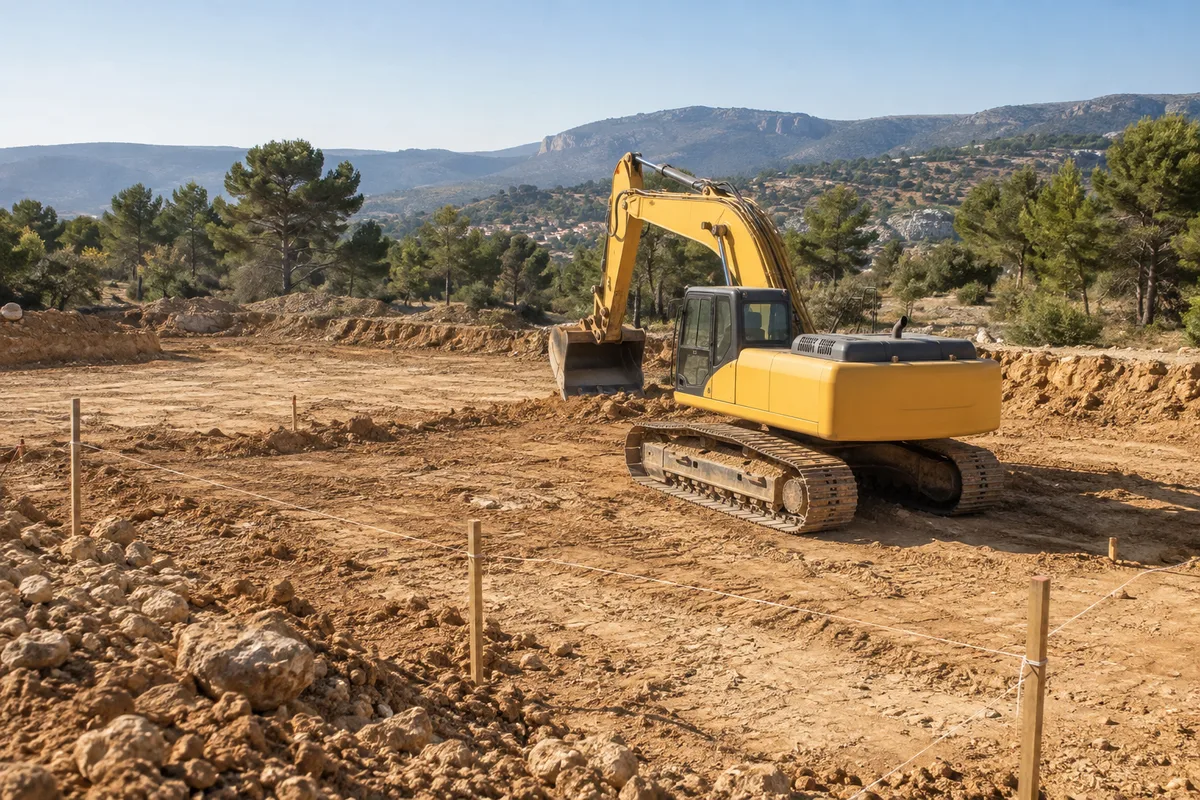 Terrassement maison : les étapes dans l'ordre du chantier