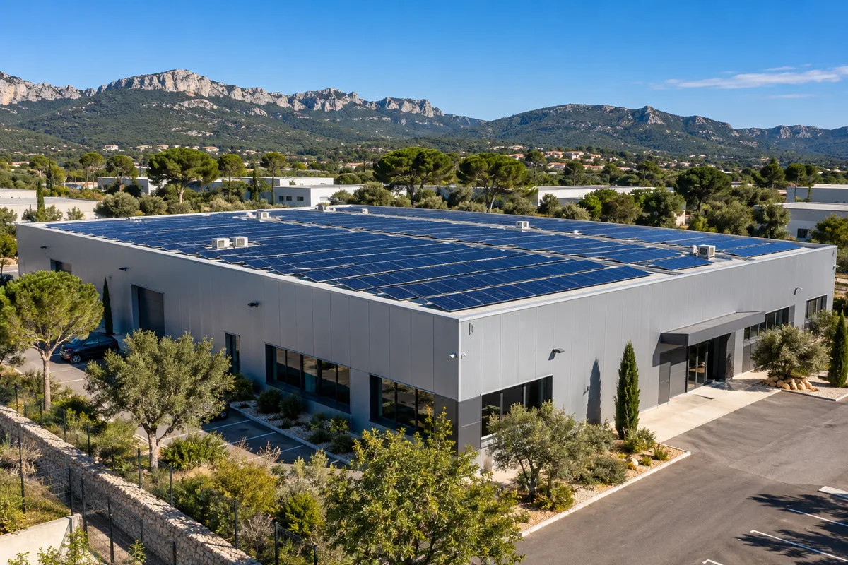 Toiture solaire d'un bâtiment professionnel : la prévoir tôt