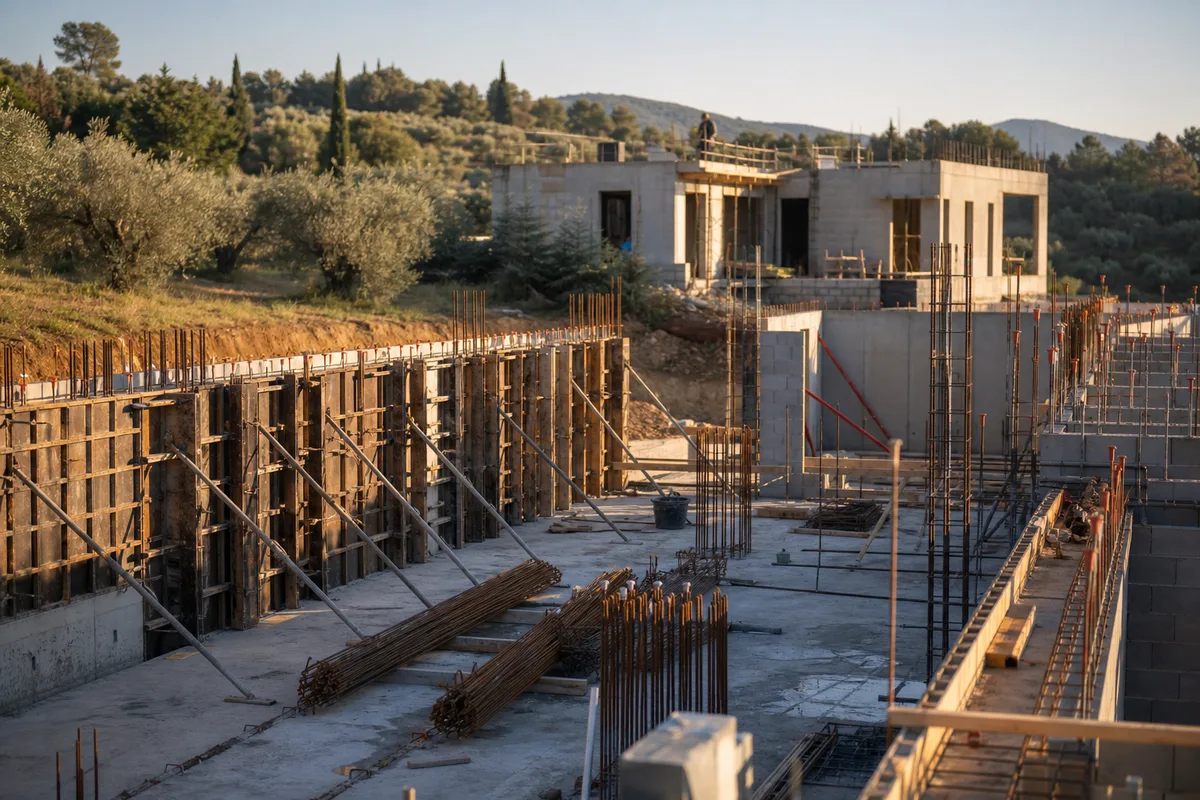 Gros œuvre : les étapes d'un chantier, des fondations à la toiture